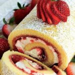 Strawberry Swiss Rolls