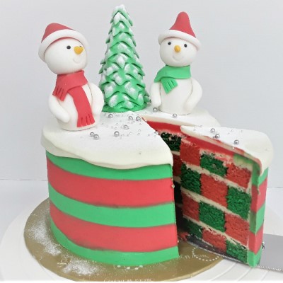 Checker Board Cake