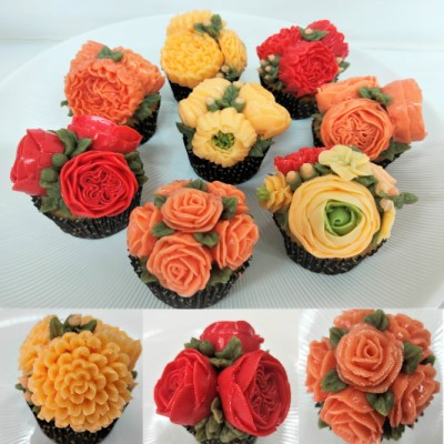 Korean Buttercream Cupcakes