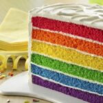 Six Layer Rainbow Cake