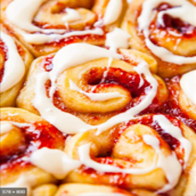 Strawberry Cheese Rolls