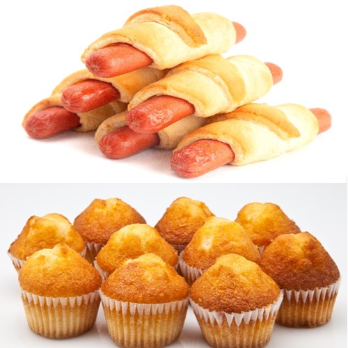 Hotdog bun & Muffin