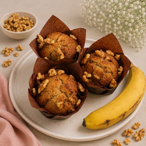 Walnut Banana Muffin